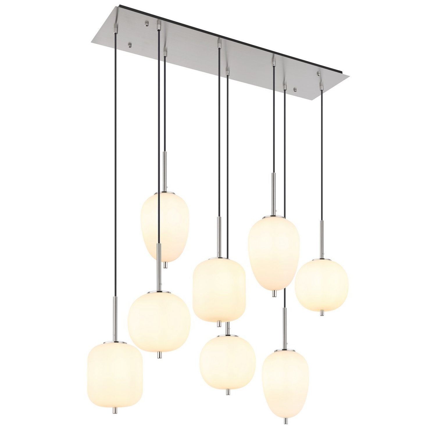 Globo Lighting Blacky Pendant Light Nickel