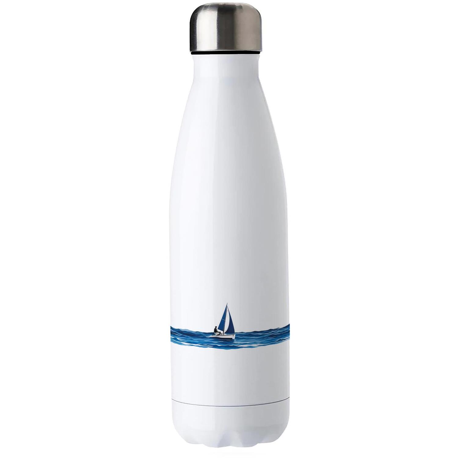 Sailing Boat Water Bottle - Double Walled 500ml Hot/Cold Drinks Bottle Gift - Image 2