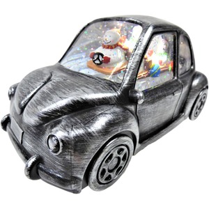 Silver Car Christmas Water Spinner