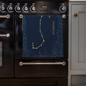 Gold Scorpio Kitchen Towel