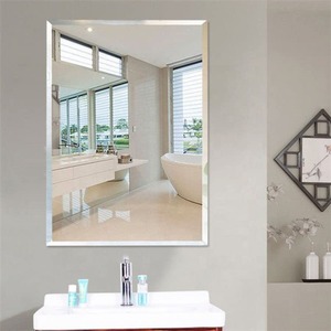 50x70 cm Frameless Rectangle Wall Mounted Mirror