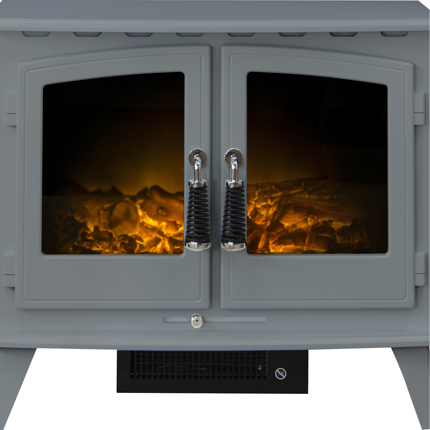 Adam Woodhouse Electric Stove in Grey