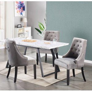 Windsor Toga Lux Dining Set | a Brown Table and Set of 4 Chairs
