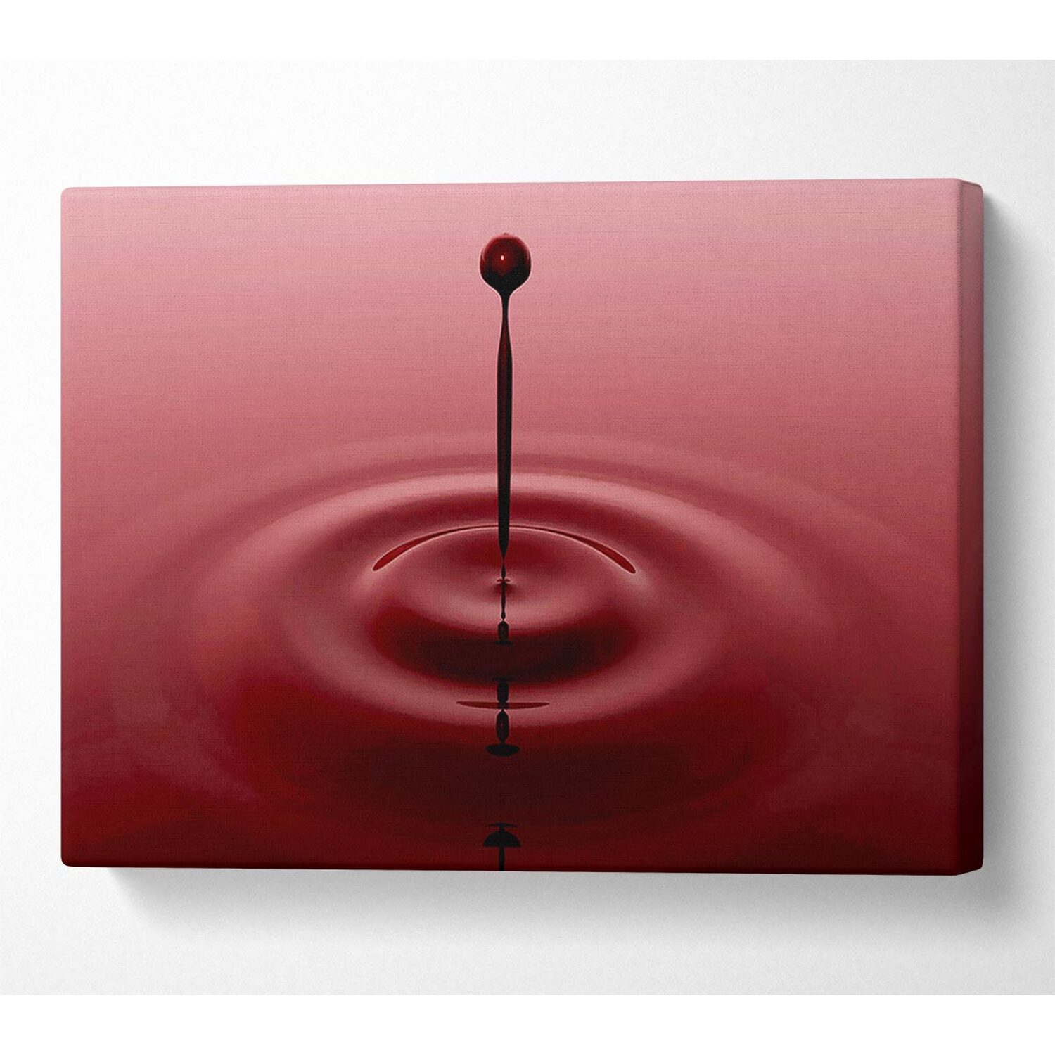 Wallart-Direct - Attention Droplet Canvas Print Wall Art - Yellow / 101.6cm thumbnail