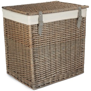Boutique Antique Wash Storage Laundry Basket With Lining