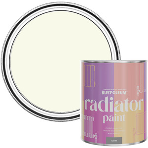 Rust-Oleum Radiator Paint in Satin Finish - Apple Blossom 750ml