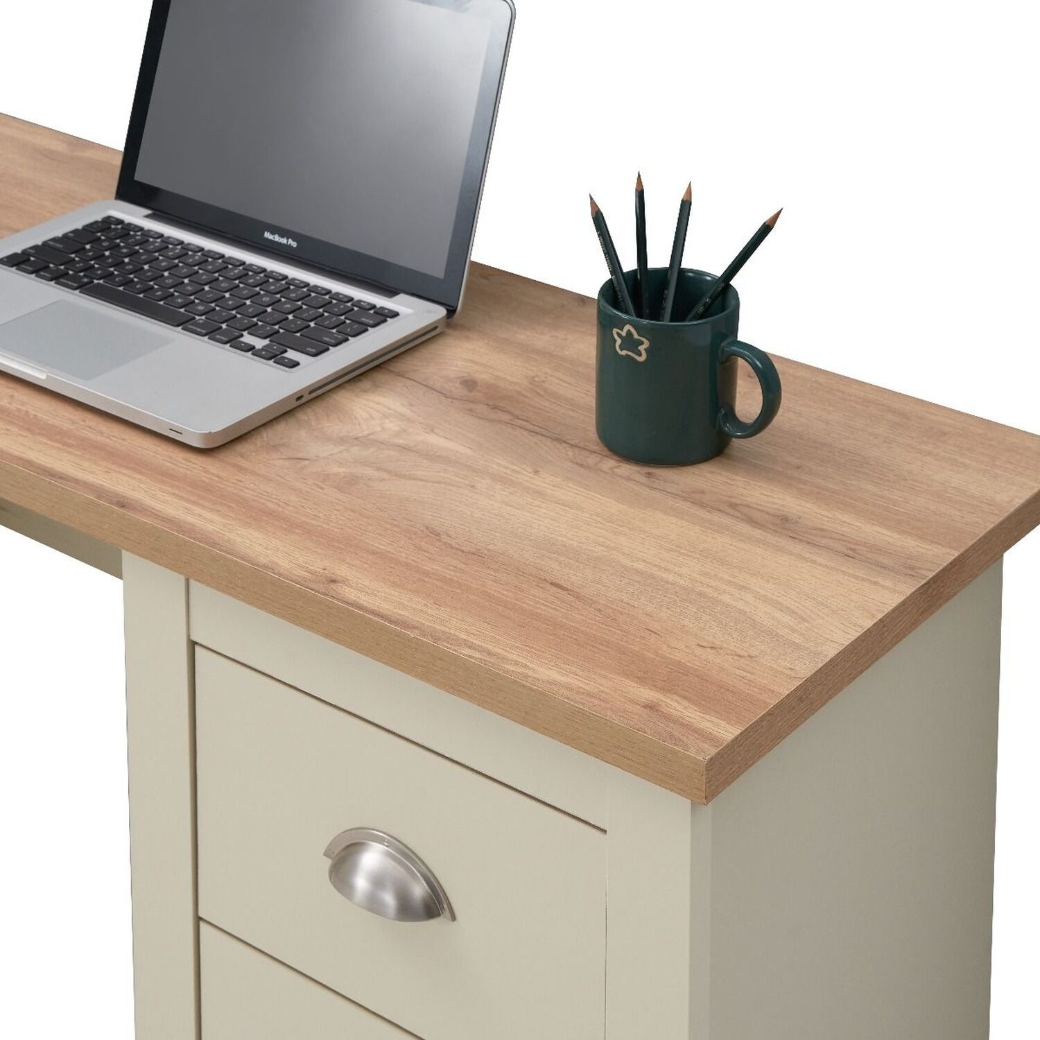 Lisbon Study Desk - Cream