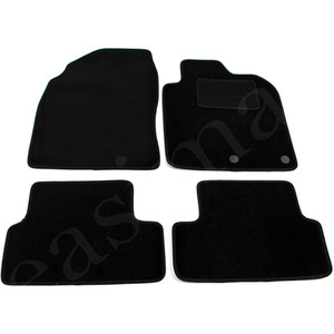 Nissan Qashqai Mk1 2007-2013 Tailored Carpet Car Mats Black Set