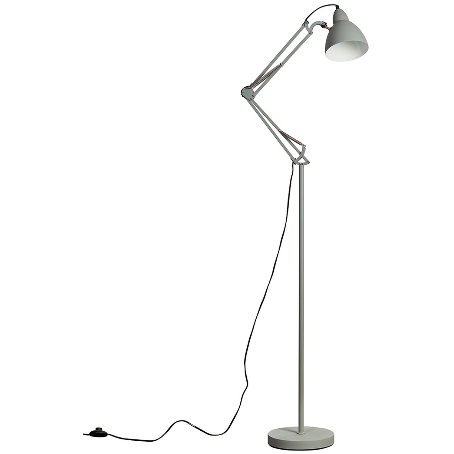 Image of Noya Grey Floor Lamp - Grey