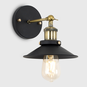 Colonial Antique Brass Single Wall Light