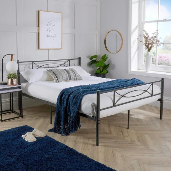 Home Source Saturn Metal Bed Frame