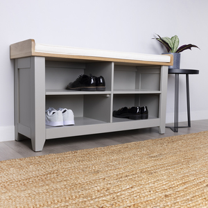 Charnwood Hallway Bench with Open Shoe Tidy