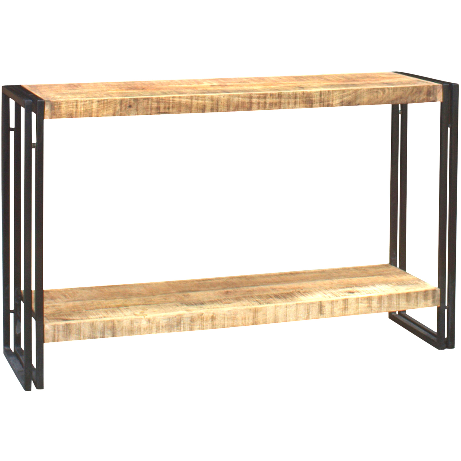 Metro Industrial Console Table - Brown