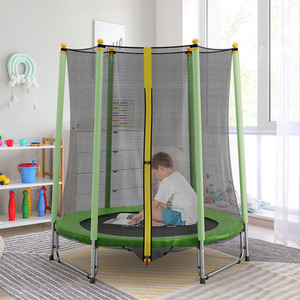 Children Mini Trampoline with High Enclosure Net