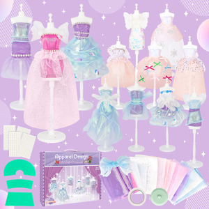 143 Piece DIY Princess Fashion Designer Craft Toy Kit