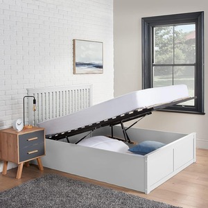 MDF Wooden Ottoman Storage Bed with Hybrid Mattress