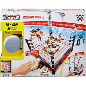 multi WWE Wrekkin Kickout Ring Playset With Ref Mode and Launcher Mode shot 6146290