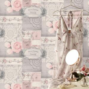Ophelia Decoupage Floral Wallpaper