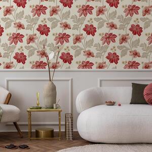 Clematis Floral Trail Wallpaper
