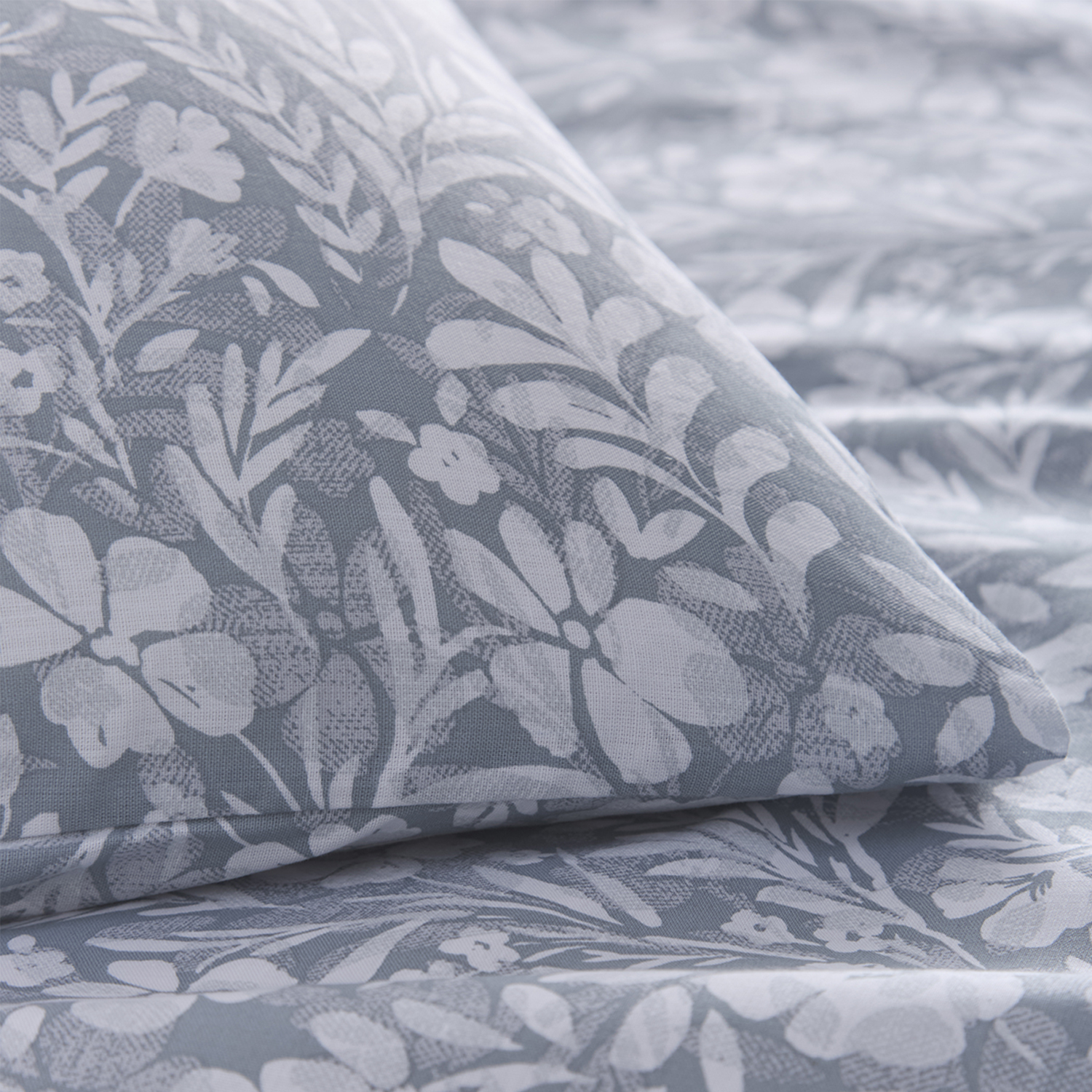 Charlotte Thomas Olivia Duvet Cover Set - Grey Superking
