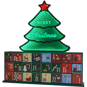 Infinity LED Christmas Advent Tree
