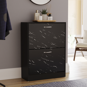 2 Drawer Shoe Cabinet Organizer