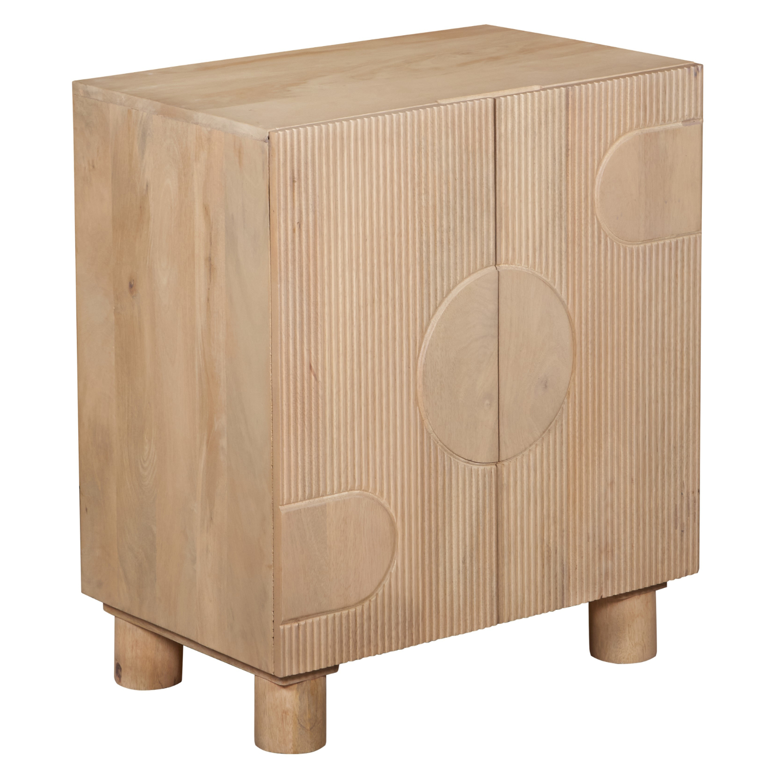 Ajmer Solid Wooden Small Sideboard - Brown