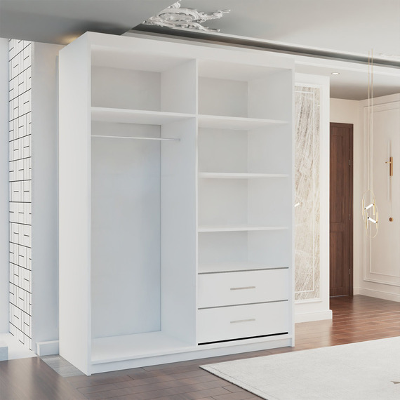 Quebec Sliding Wardrobe with Mirror Doors