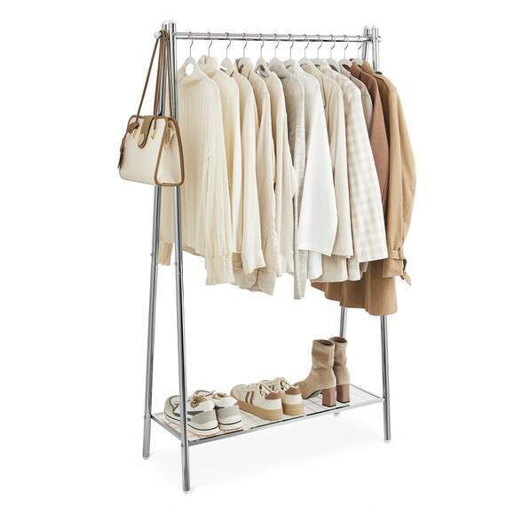 SONGMICS Garment Rack with Shelf and Rail