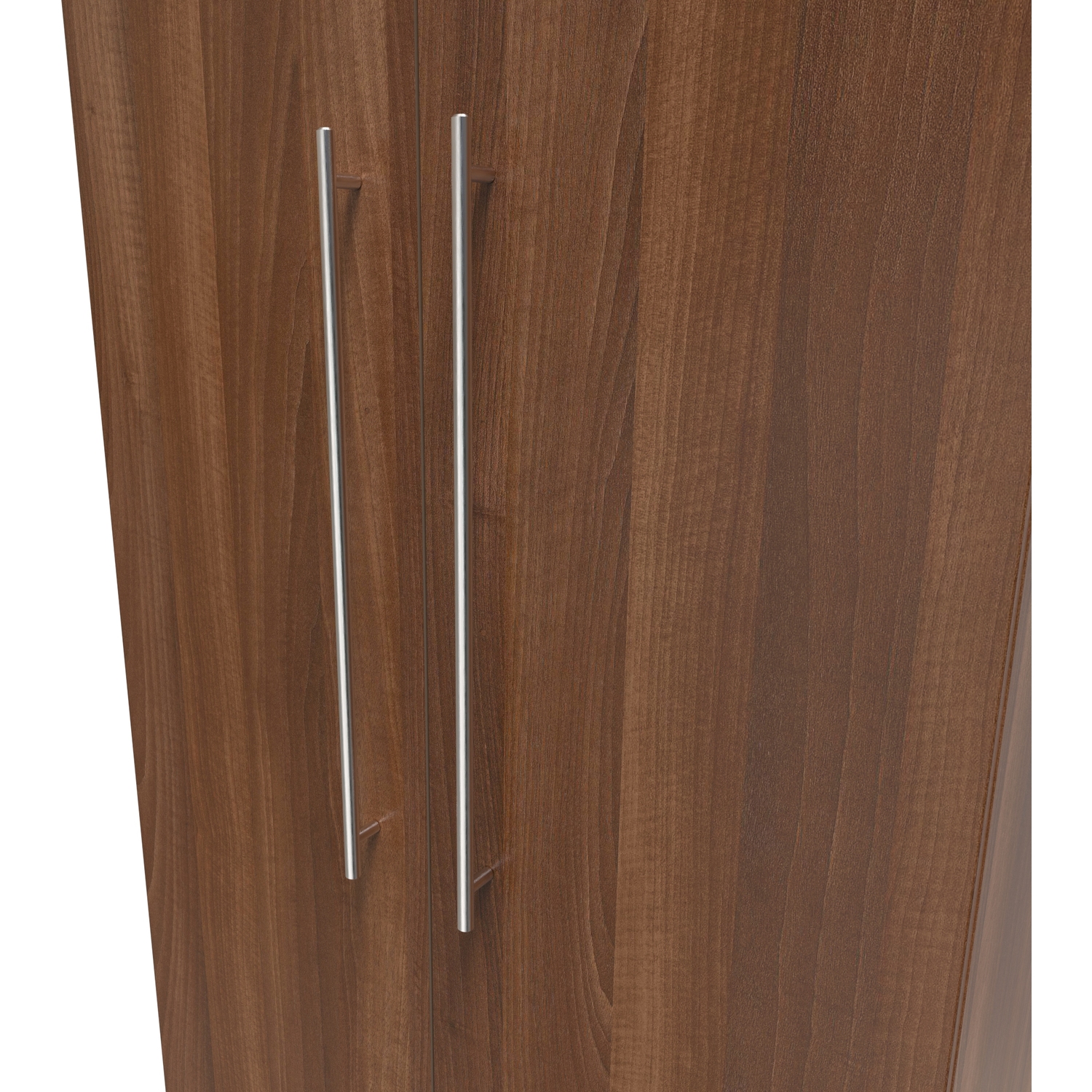 Sherwood Ready Assembled 2 Door Wardrobe - Noche Walnut