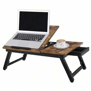 SONGMICS Adjustable Laptop Desk with Drawer