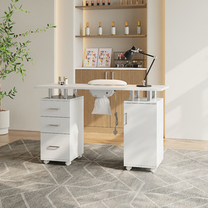 Mobile Manicure Table with Dust Extractor