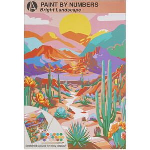 Paint By Numbers Bright Landscape Kit