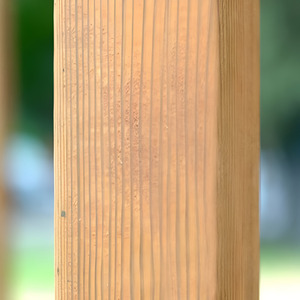 Square Fence Post Planed and Chamfered Pressure Treated
