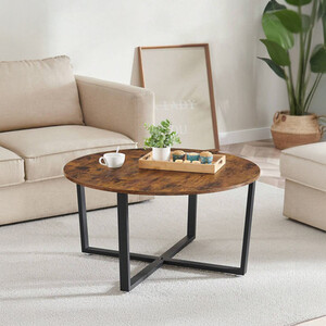 VASAGLE Round Coffee Table