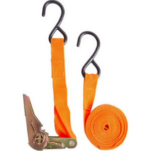 Ratchet Tie Down with Vinyl S Hooks