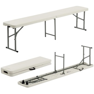 Trestle Bench 4-Person Folding Heavy-Duty Bench