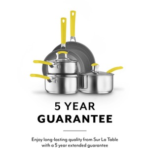5 Piece Cookware Set Colour Me Happy Yellow