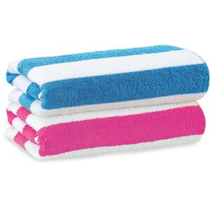 Microfibre Beach Towels Set of 2 Quick Drying Lightweight Sand Free