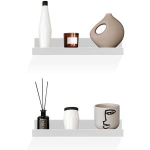Set of 2 Floating Wall Shelves Picture Ledge Display Racks Hanging Shelf