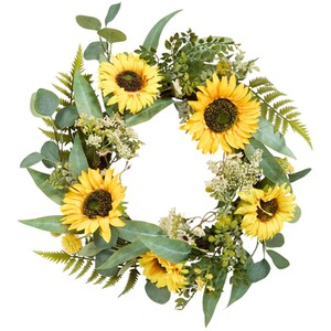 Sunflower Meadow Wreath