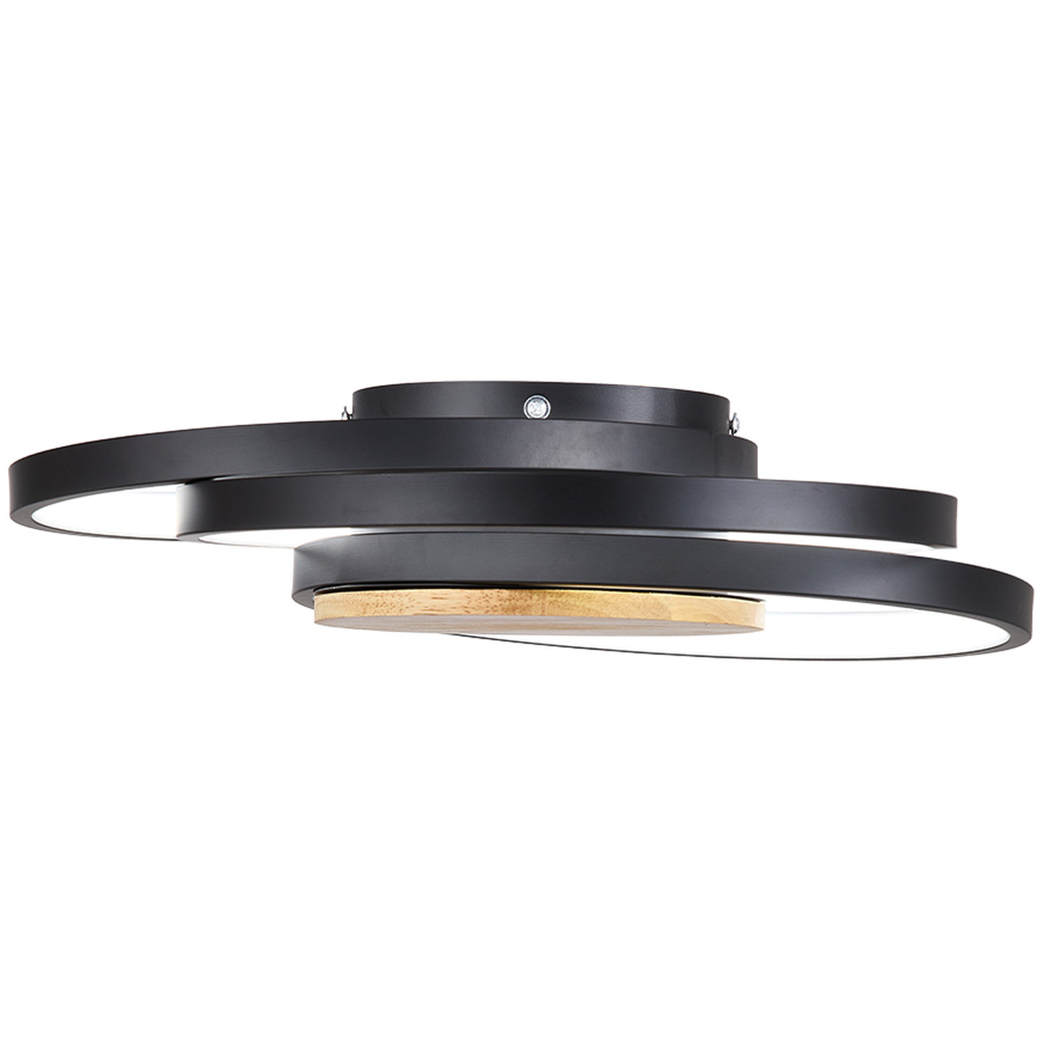 Contemporary Geometric Light Ceiling Light - Black
