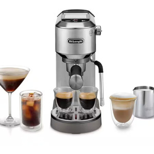 Dedica Duo Manual Espresso Machine Silver