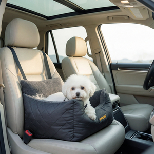 Portable Fabric Dog Car Seat Travel Bed Booster Basket for Puppy