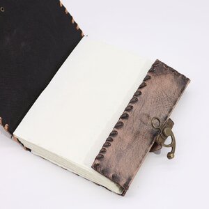 Brown Evil Eye Journal Deckle Edges