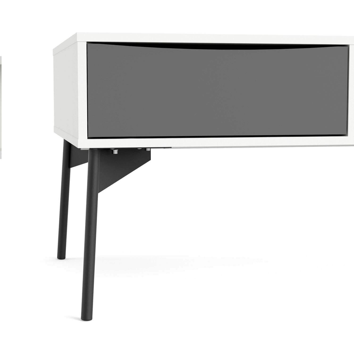 Wyld Haus Nordborg Coffee Table, Grey-and-White Matt Finish - Grey