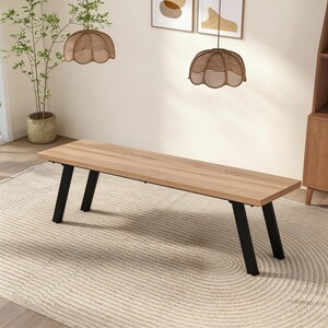 Metal Dining Bench for Kitchen