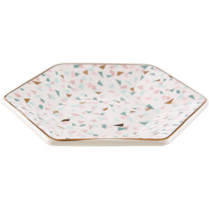 Yuki Terrazzo Pattern Dinner Plate