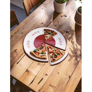 Hollywood Pizza 6 Slice Plates