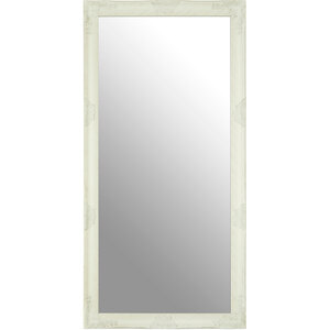 Andrey White And Brushed Gold Finish Wall Mirror
